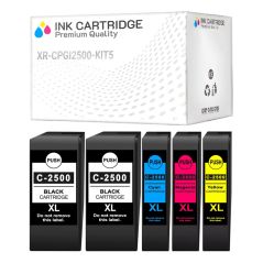 Compra 5 Cartucce Canon PGI2500 Nero + Colore Compatibile