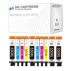 Miglior Prezzo: Kit 10 cartucce Canon PGI550-CLI551 compatibile – Xenres