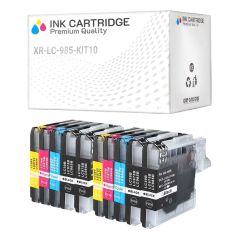 Compra Kit 10 Cartucce Brother LC-985 Nero + Colore - Xenres