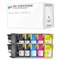 10 Cartucce Brother LC-980 LC-1100 Nero + Colore Compatibili KIT 10