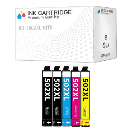 Acquista Kit 5 cartucce Epson 502XL Nero + Colore